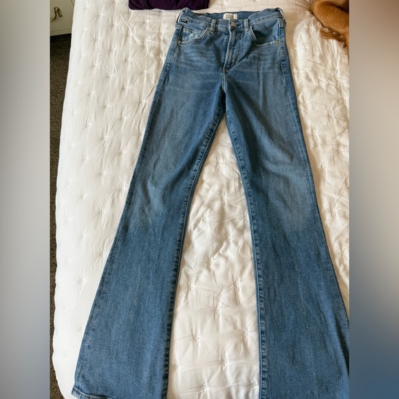 Citizens Of Humanity Light Blue Flare Jeans - Picture 1 of 4